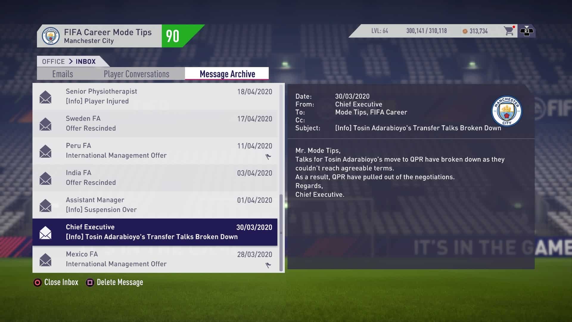 fifa 18 career mode