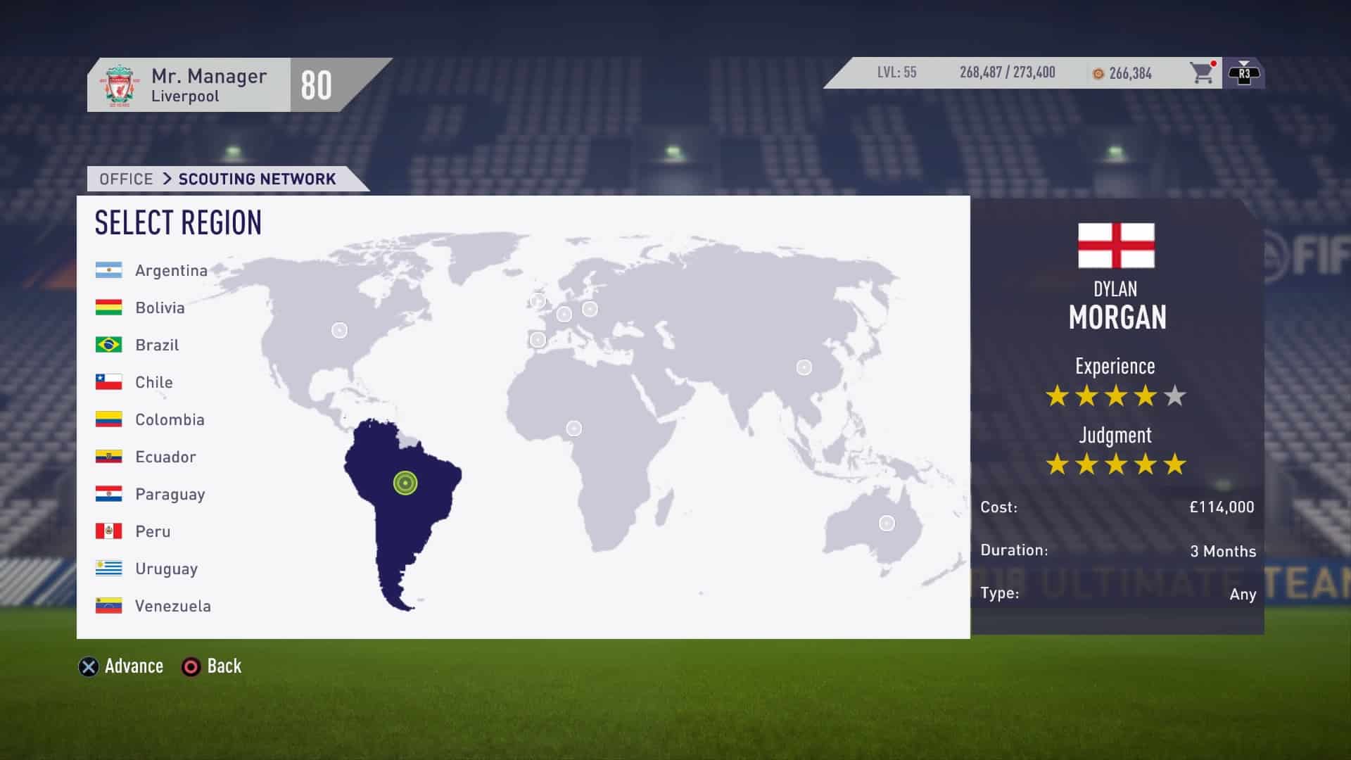 FIFA 18 Scouting Regions Scouting Network