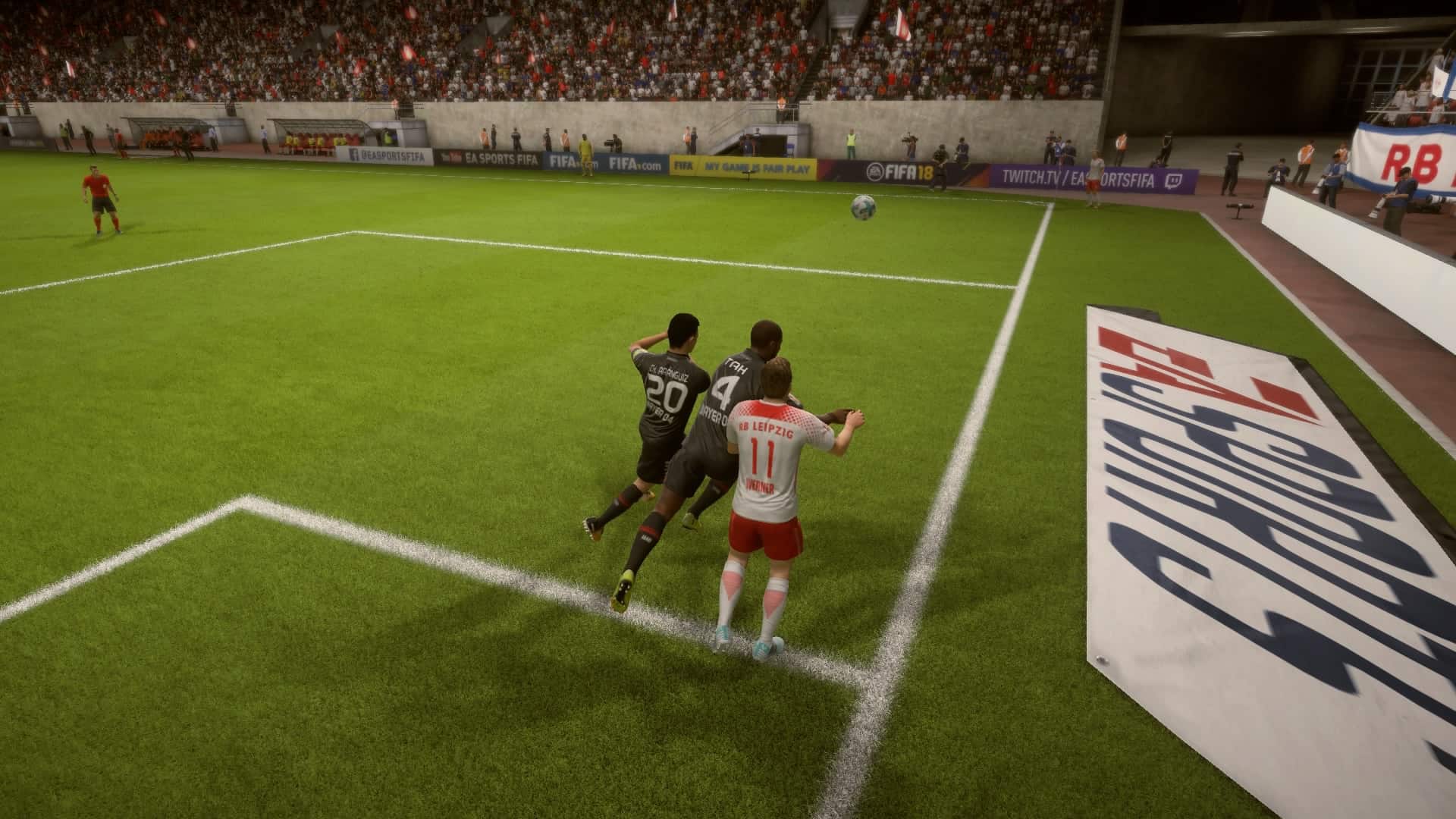 Jonathan Tah shows his strength in FIFA 18