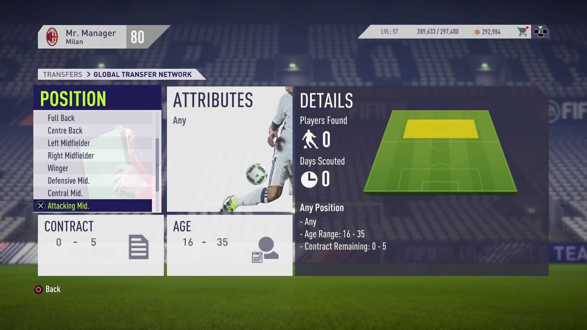 Scouting Position in FIFA 18