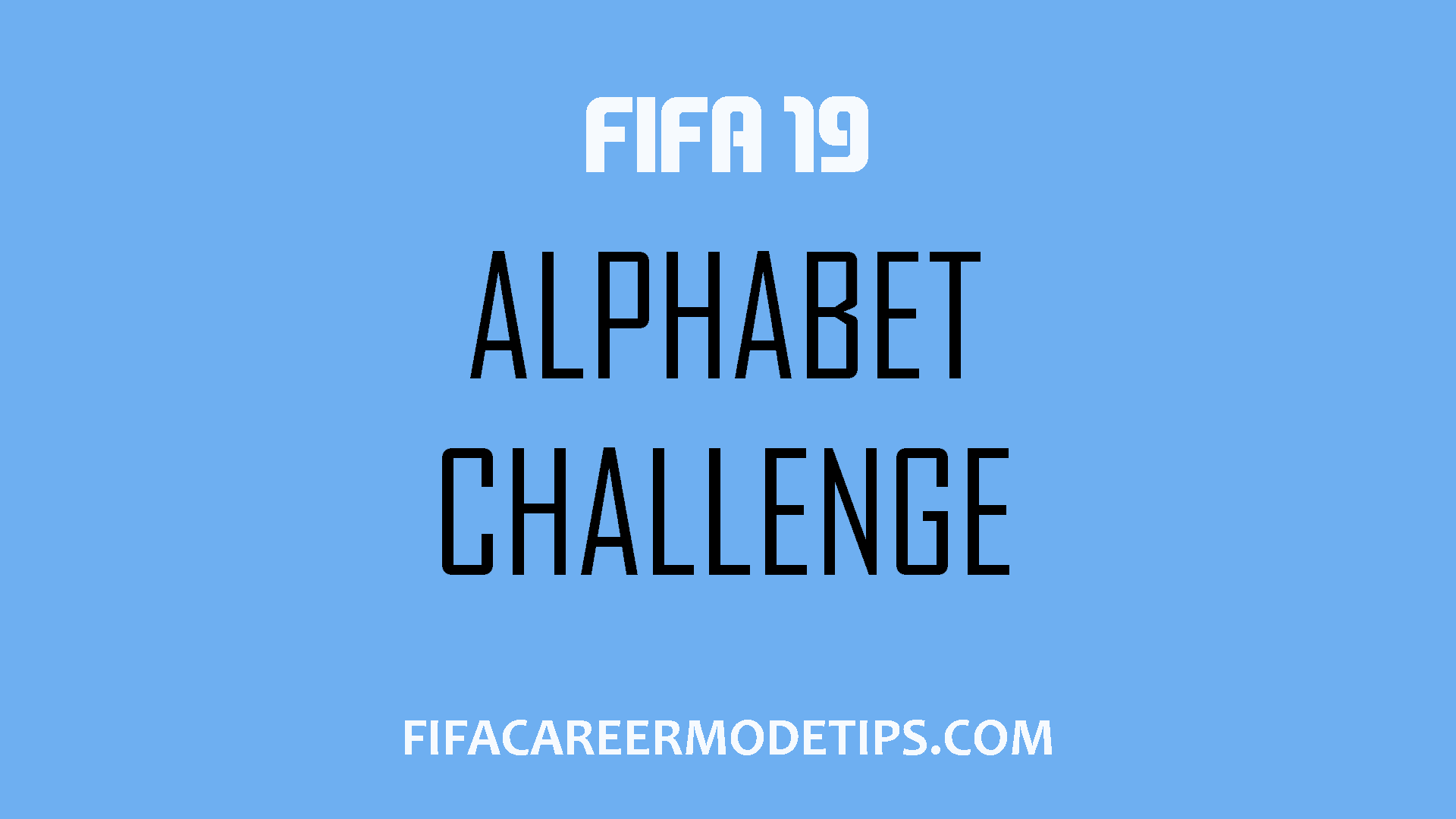 FIFA Alphabet Challenge