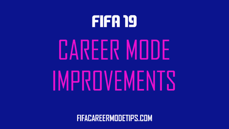 Career Mode Improvements