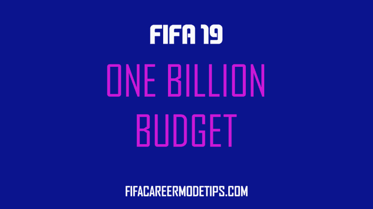 How to Increase Transfer Budget to One Billion
