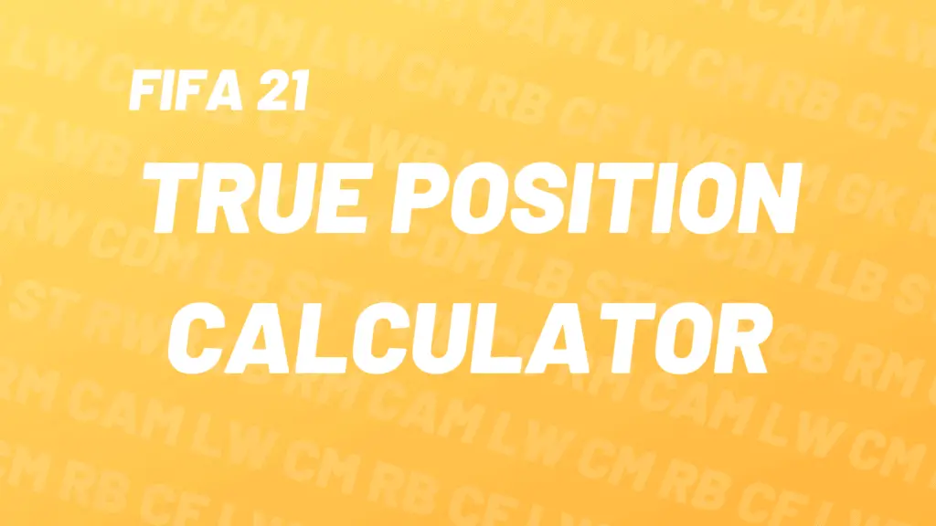 FIFA Position Calculator
